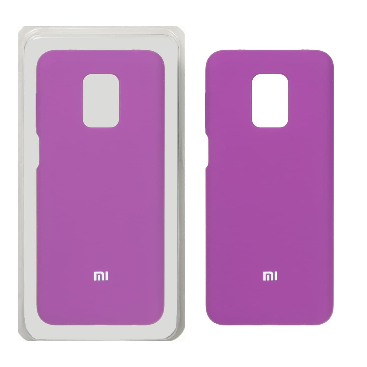 قاب سیلیکونی پاک کنی اورجینال Xiaomi Redmi Note 9S / Redmi Note 9 Pro / Redmi Note 9 Pro Max – ارغوانی (پک دار)