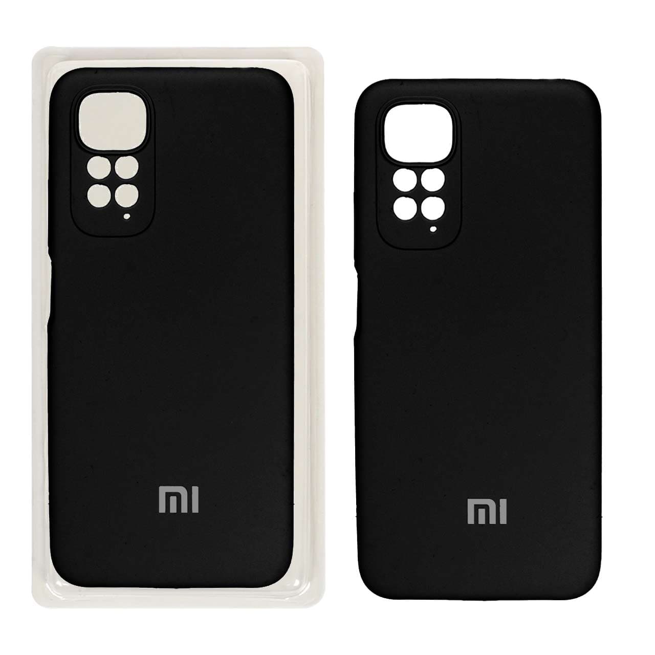 قاب سیلیکونی پاک کنی محافظ لنزدار اورجینال Xiaomi Redmi Note 11S/ Redmi Note 11-4G – مشکی (پک اصلی)