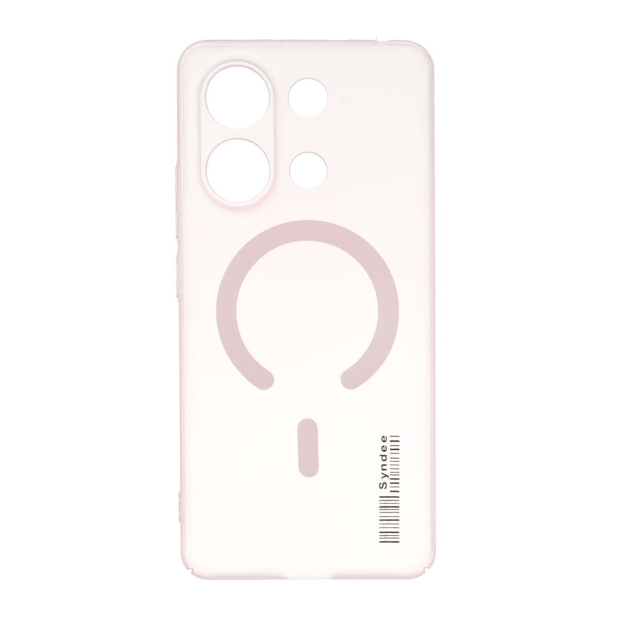 قاب Syndee مات طرح مگ سیف Xiaomi Redmi Note 13 4G – صورتی