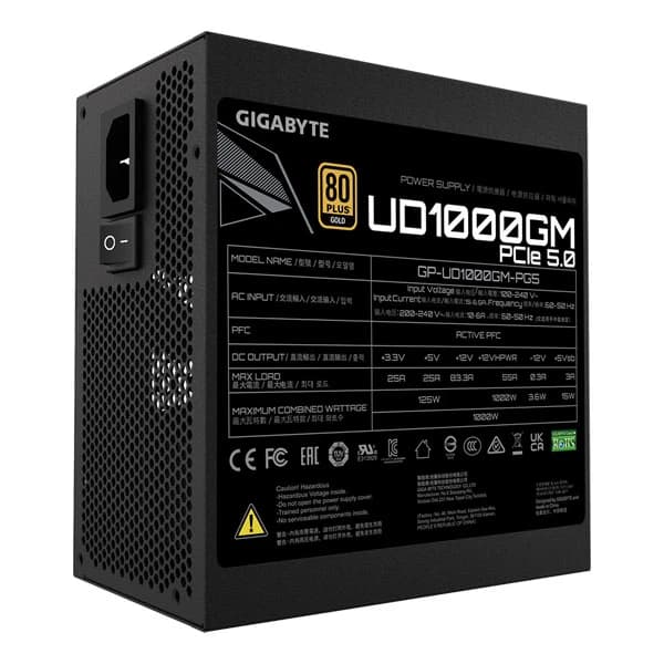 پاور 1000 وات مدل GP-UD1000GM PG5 گیگابایت — تصویر ۱۰