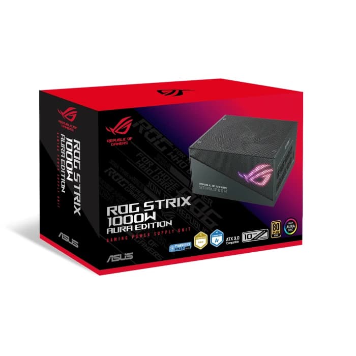 پاور 1000 وات مدل ROG Strix 1000W Gold Aura Edition ایسوس — تصویر ۶
