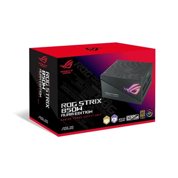 پاور 850 وات مدل ROG STRIX 850W Gold Aura Edition ایسوس — تصویر ۳