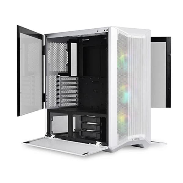 کیس کامپیوتر مدل Lancool II Mesh Snow W لیان لی — تصویر ۷