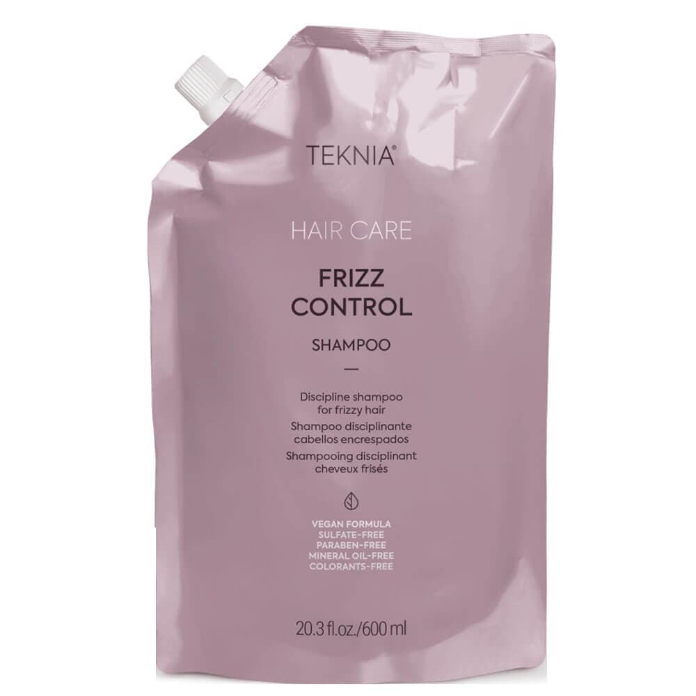 شامپو بدون سولفات ضدوز لاکمه Lakme سری Teknia مدل Frizz Control حجم 600 میل