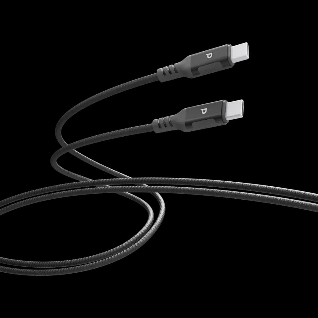 کابل شارژر تایپ سی به تایپ سی 3 متری پاورولوژی Powerology Power Sync Weave USB-C to USB-C 3m Cable PD 100W — تصویر ۱۰