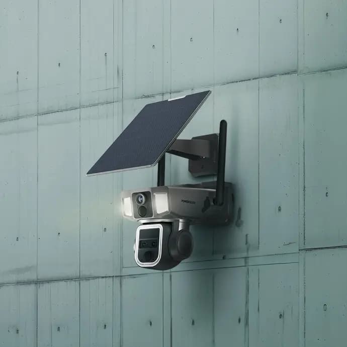 دوربین 360 هکراه با دو لنز پاورولوژی Powerology 4G/WiFi 360° Dual Lens Outdoor Camera — تصویر ۴