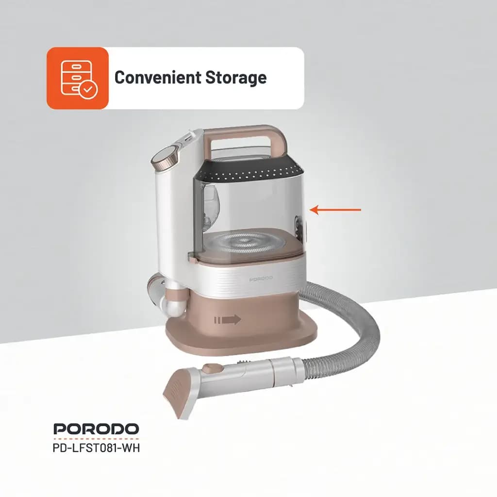 کیت آرایش و تمیزکننده حیوانات خانگی پورودو لایف‌استایل Porodo Lifestyle Pet Grooming Kit Trimmer & Vacuum — تصویر ۷