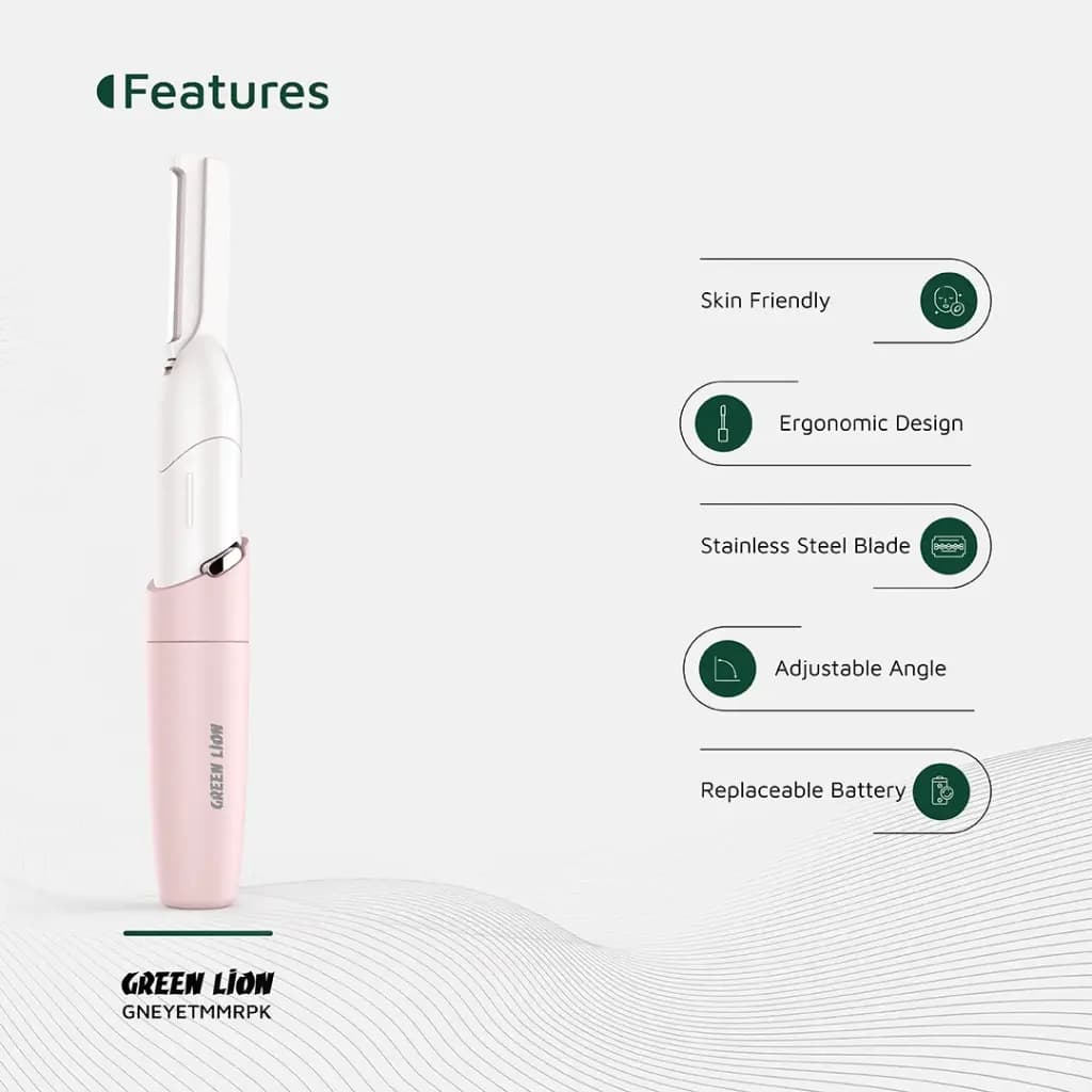 کیت اصلاح ابرو گرین لاین Green Lion Eyebrow Hair Trimmer — تصویر ۳