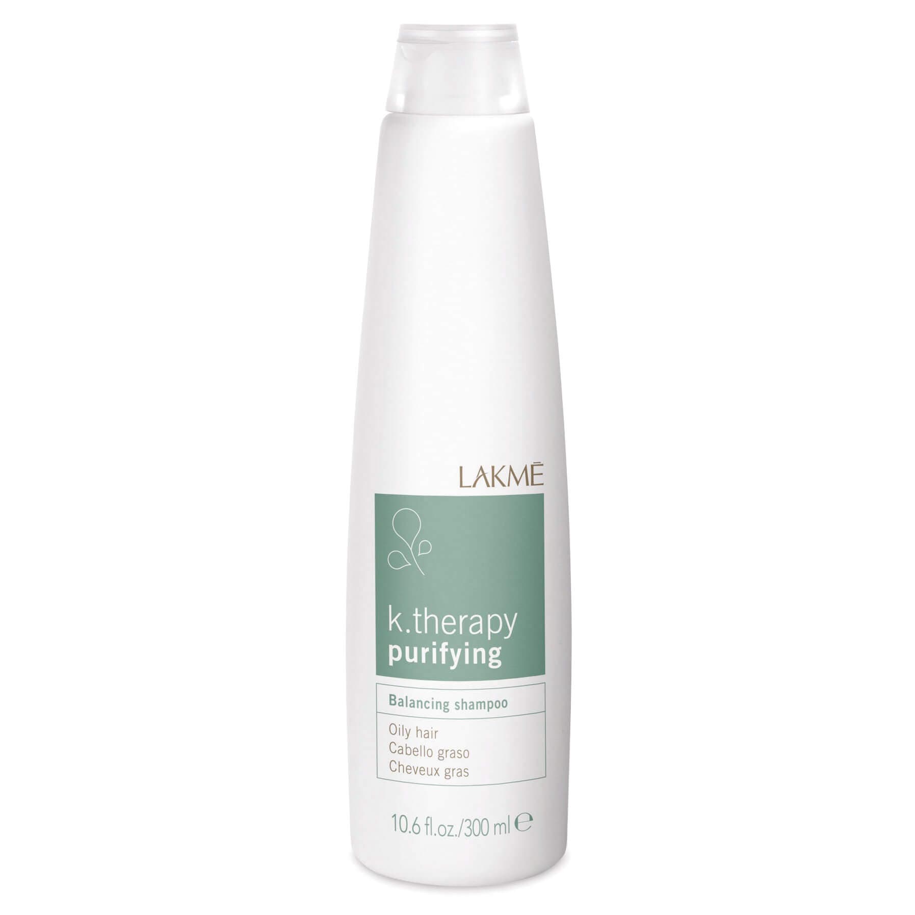 شامپو متعادل کننده چربی مو لاکمه Lakme سری K.Therapy مدل Purifying حجم 300 میل