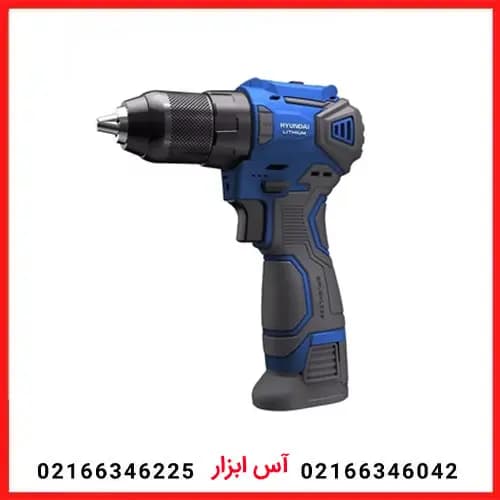 دریل شارژی براشلس 16.8 ولت هیوندای مدل HP2168 — تصویر ۹