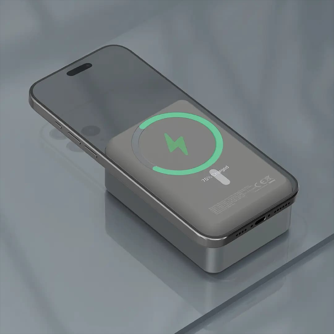 پاوربانک 30000 میلی آمپری پاورولوژی Powerology 30000mAh MagSafe Aluminum Power Bank — تصویر ۸