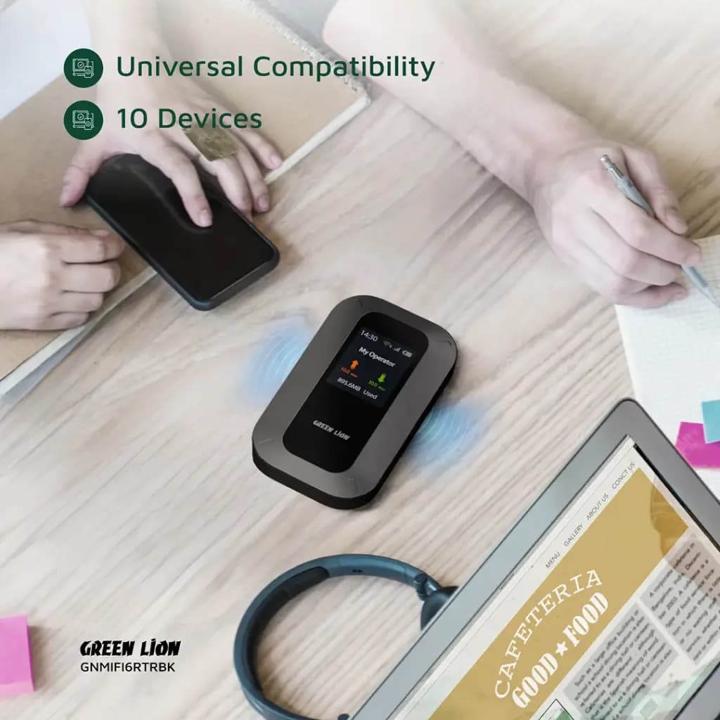 مودم روتر همراه گرین لاین Green Lion Portable Mifi Router — تصویر ۷