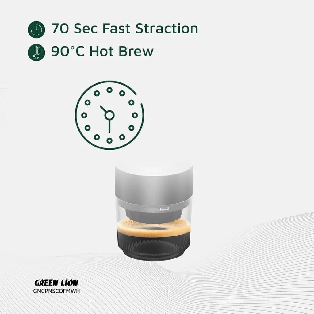 اسپرسو ساز گرین لاین Green Lion Campinas Portable Coffee Maker 80mL — تصویر ۱۰