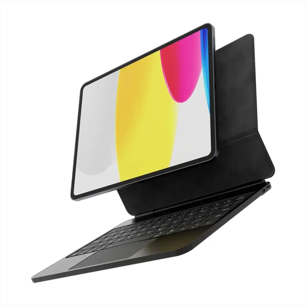 کاور کیس آی پد همراه با کیبورد پاورولوژی Powerology Smartcase Pro+ Wireless Keyboard Case for iPad 10th Gen