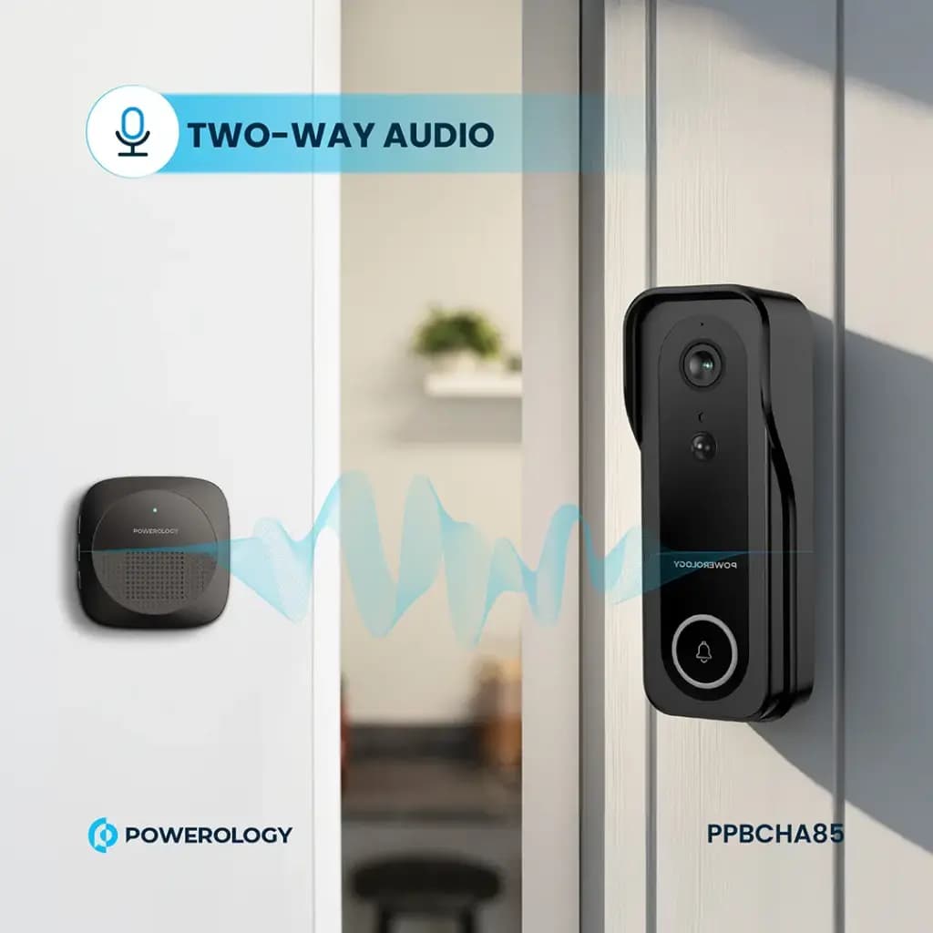 زنگ در هوشمند پاورولوژی Powerology Smart Doorbell Camera — تصویر ۱۰