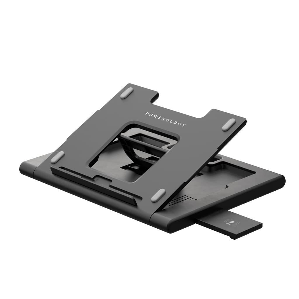 استند لپ تاپ چند کاره پاورولوژی Powerology Multi-Functional Pro Hub Laptop Stand