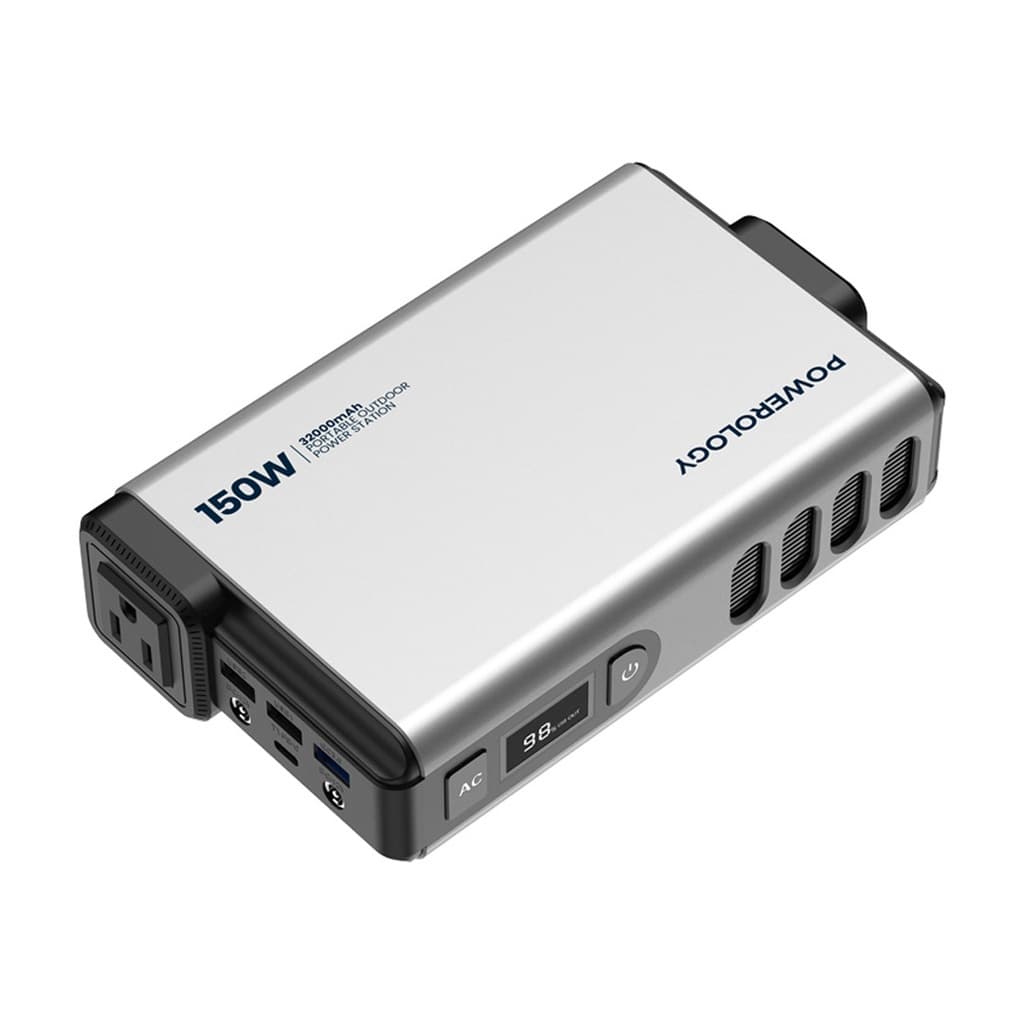 پاور استیشن 150 وات پاورولوژی Powerology Mini Power Station with AC Output 150W 32000mAh PD 100W
