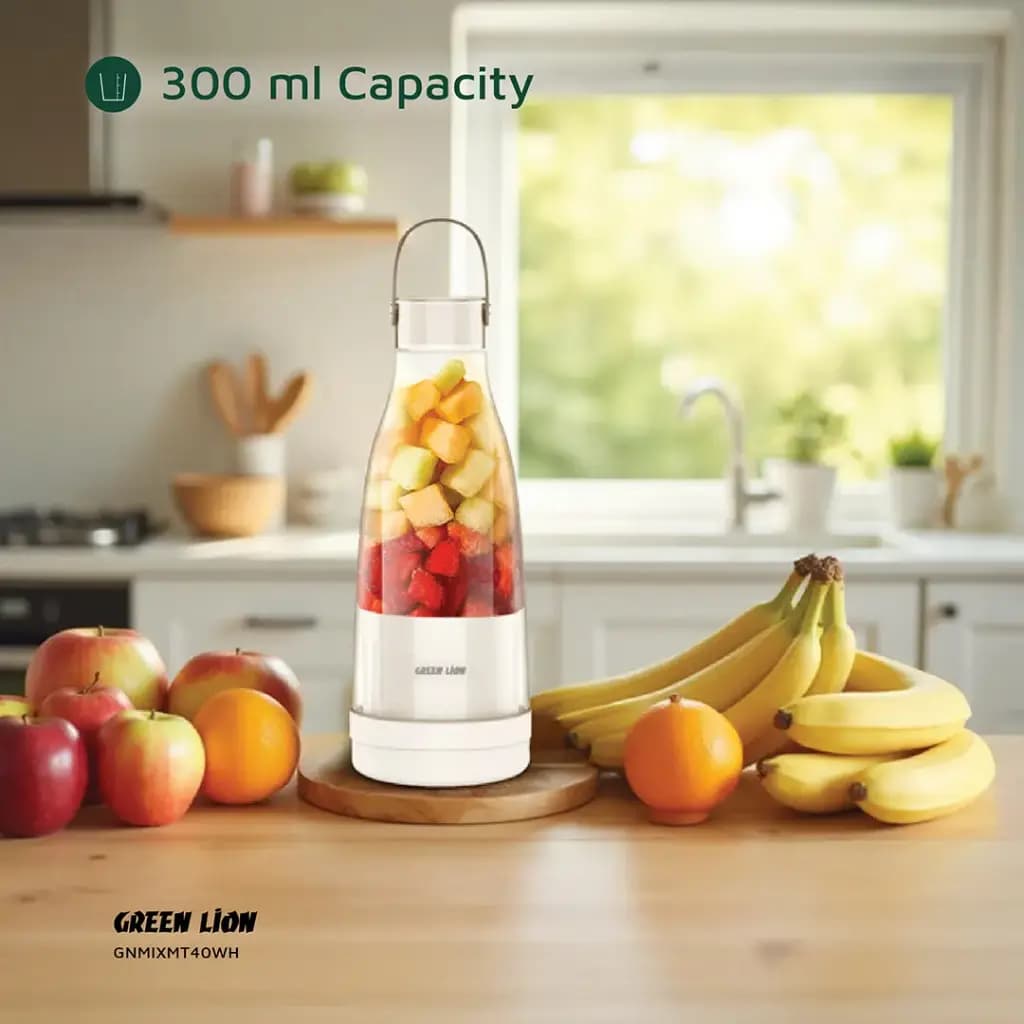 مخلوط کن قابل حمل گرین لاین Green Lion Mixmate Portable Juicer 300ML — تصویر ۹
