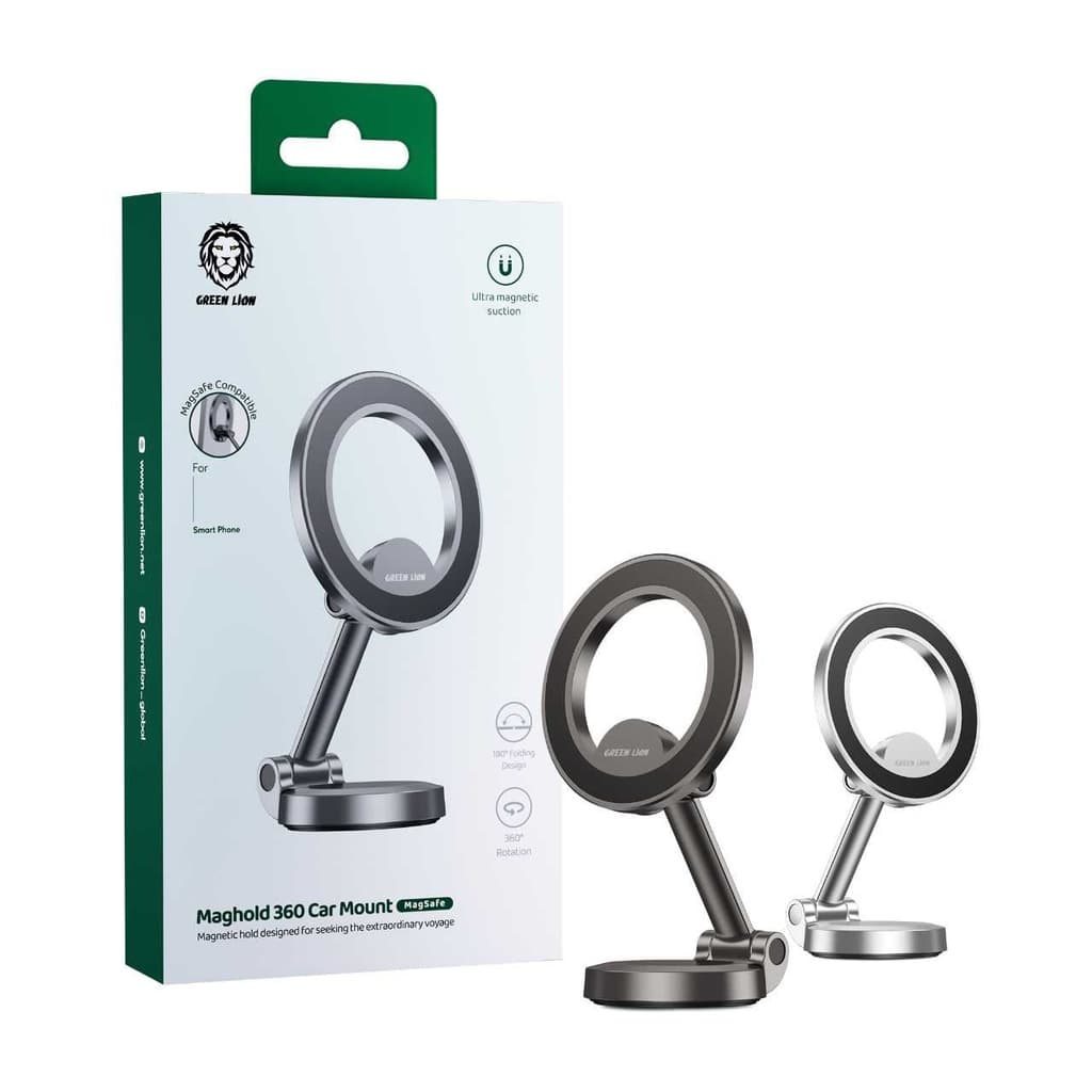 نگهدارنده مگ سیف موبایل گرین لاین Green Lion Maghold 360 Car Mount — تصویر ۳