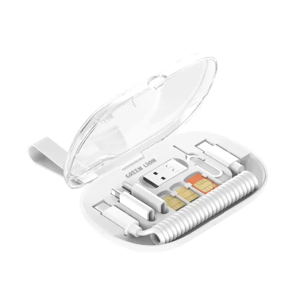 ست کابل دیتا گرین لاین Green Lion 6 in 1 Multi Functional Data Cable Set