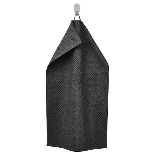 حوله دستی مشکی ایکیا GULVIAL سایز 40×70 سانتی‌متر