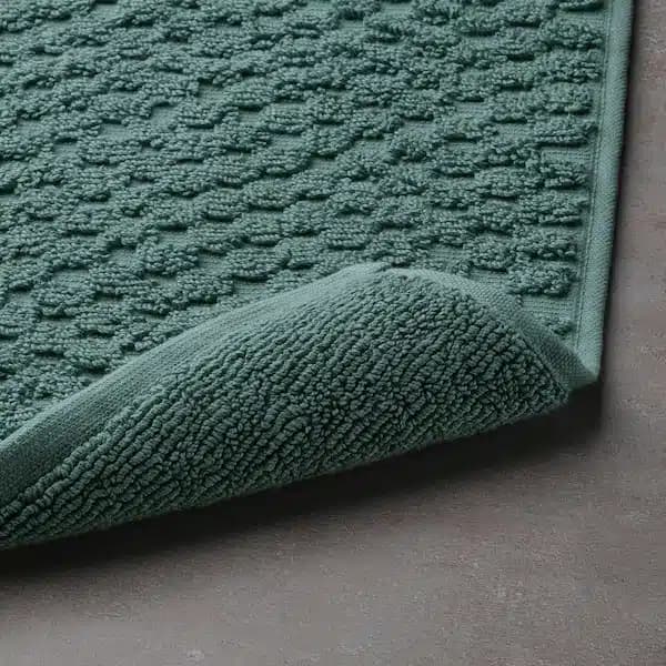 پادری حمام ایکیا FJALLKATTFOT فیروزه ای، 50×80 سانتیمتر — تصویر ۷