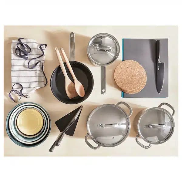 قابلمه درب دار استیل 5 لیتری ایکیا IKEA 365+ — تصویر ۶