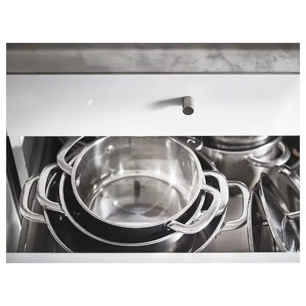 قابلمه درب دار استیل 5 لیتری ایکیا IKEA 365+ — تصویر ۱۰