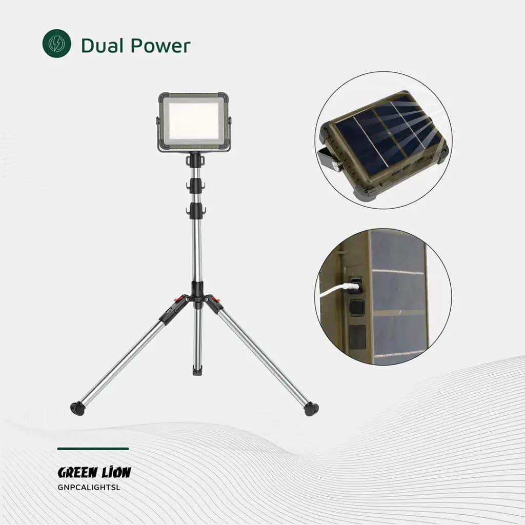 پنل روشنایی کمپی گرین لاین Green Lion Solar Camping Light 7200mAh — تصویر ۱۰