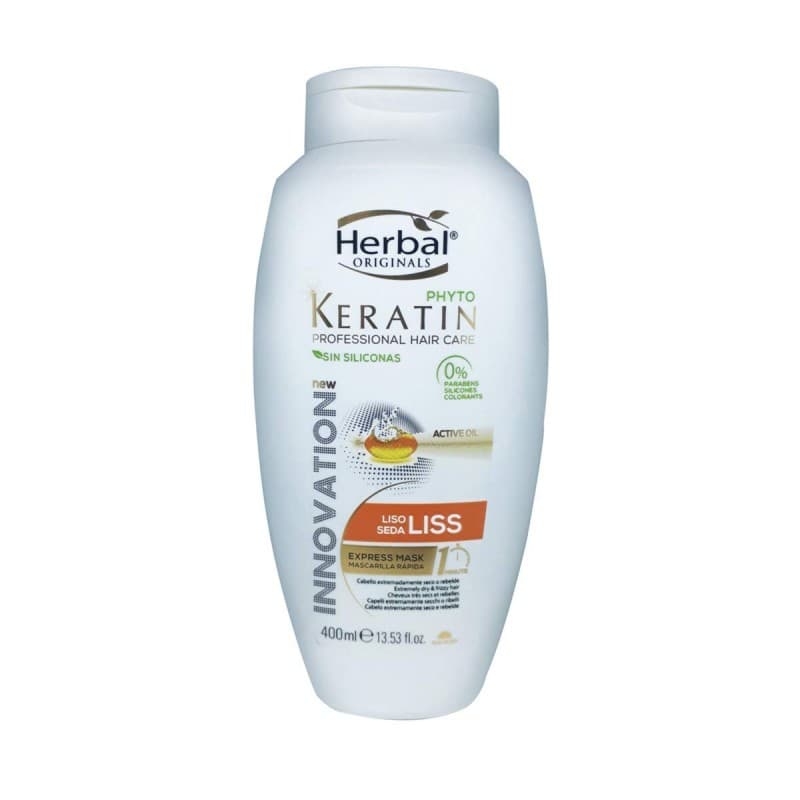 ماسک مو فوری صاف کننده هربال سری Phyto Keratin مدل Liss حجم 400 میل — تصویر ۲