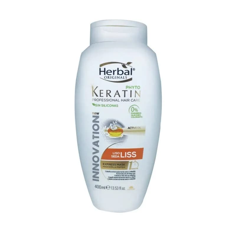 ماسک مو فوری صاف کننده هربال سری Phyto Keratin مدل Liss حجم 400 میل — تصویر ۴