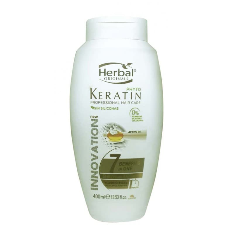 ماسک مو فوری هربال سری Phyto Keratin مدل 7 Benefits حجم 400 میل — تصویر ۲