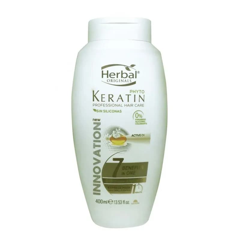 ماسک مو فوری هربال سری Phyto Keratin مدل 7 Benefits حجم 400 میل — تصویر ۴