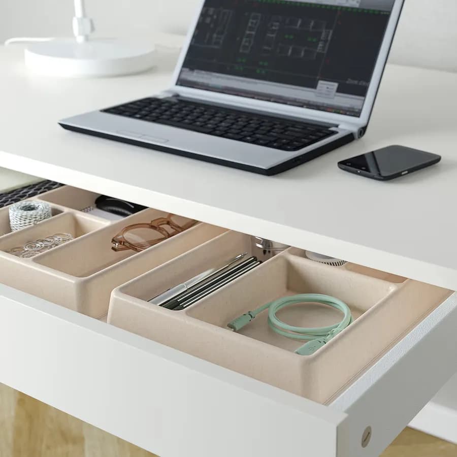 نظم دهنده کابل برای کشو ایکیا HONSNAT رنگ طبیعی، 29×21 سانتیمتر — تصویر ۳