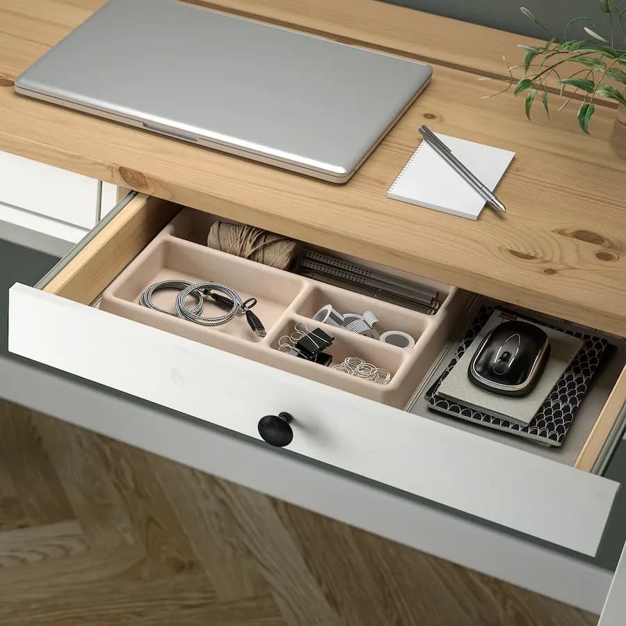 نظم دهنده کابل برای کشو ایکیا HONSNAT رنگ طبیعی، 29×21 سانتیمتر — تصویر ۱۱