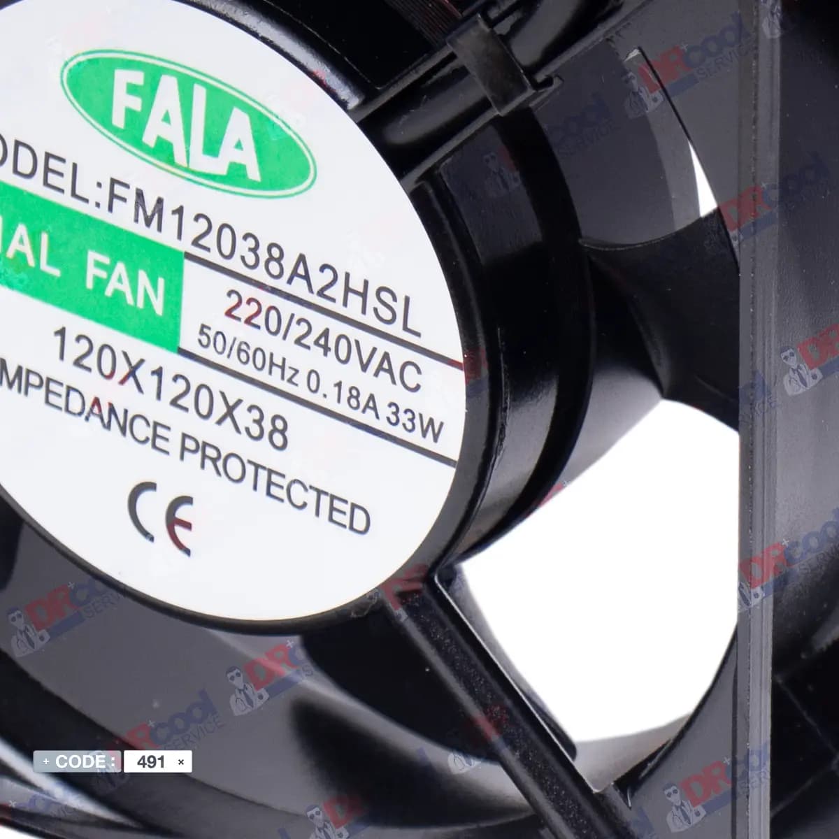 فن کامپیوتری 220 ولت یخچال مدل FM12038A2HSL — تصویر ۶