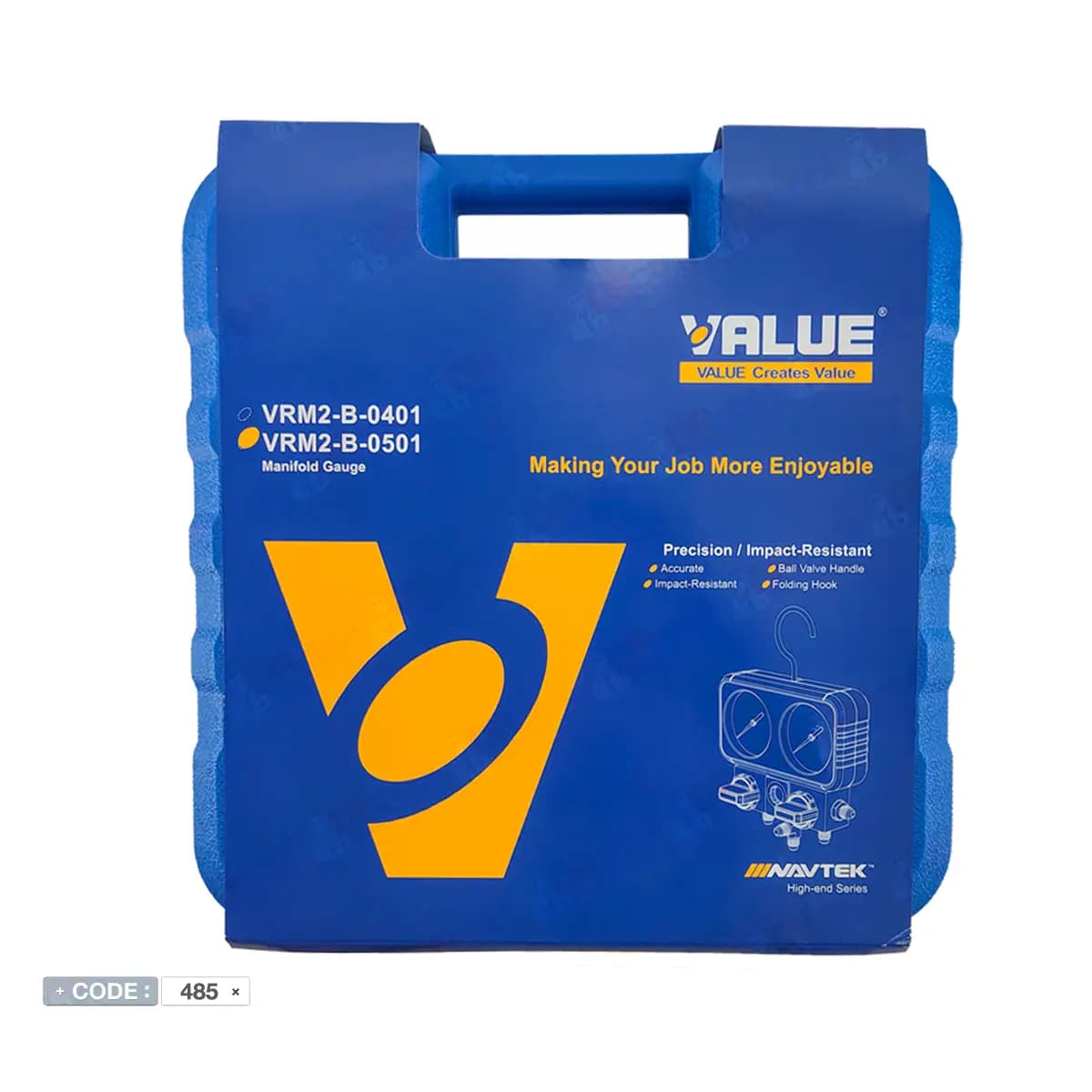 گیج اندازه گیری فشار کولر گازی مدل VRM2-B-0501 برند VAULE — تصویر ۱۱
