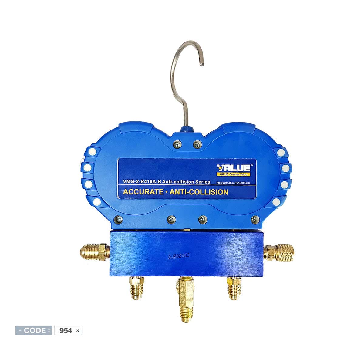 گیج فشار R410A مدل VMG-2-410A-B برند والوو VALUE — تصویر ۴