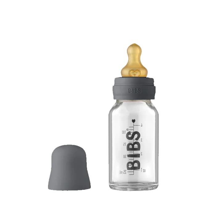 شیشه شیر پیرکس 110 میل بیبس BIBS رنگ Iron (اورجینال)