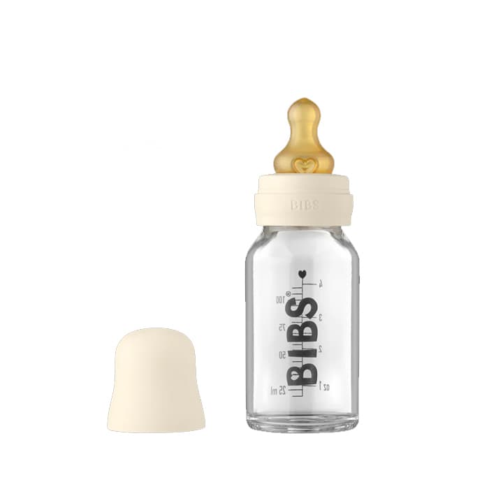 شیشه شیر پیرکس 110 میل بیبس BIBS رنگ Ivory (اورجینال) — تصویر ۲