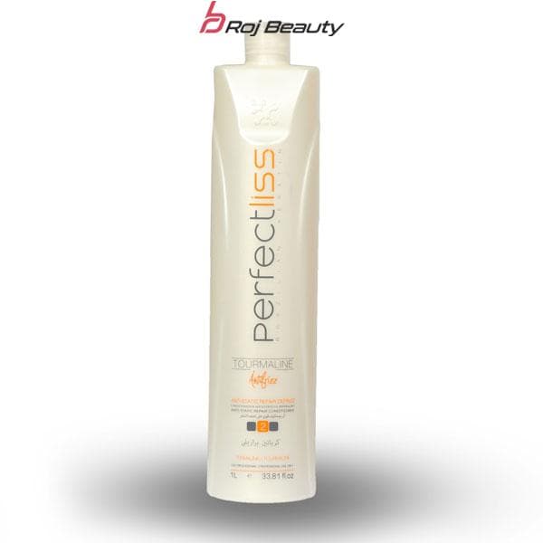 کراتین پرفکت لیس سفید تورمالین مخصوص موهای دکلره Perfect liss — تصویر ۴