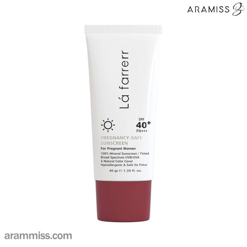 ضدآفتاب مینرال رنگی لافارر SPF40+ مخصوص بارداری