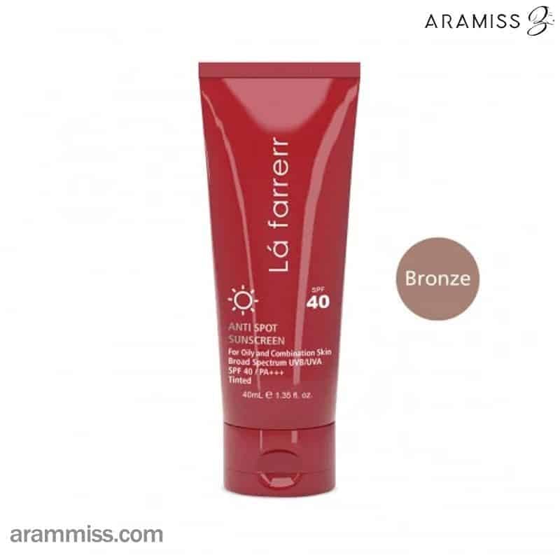 کرم ضد آفتاب و ضد لک رنگی لافارر SPF40