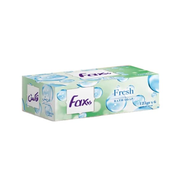 صابون حمام فاکس جعبه فریش- 6*125 گرمی
