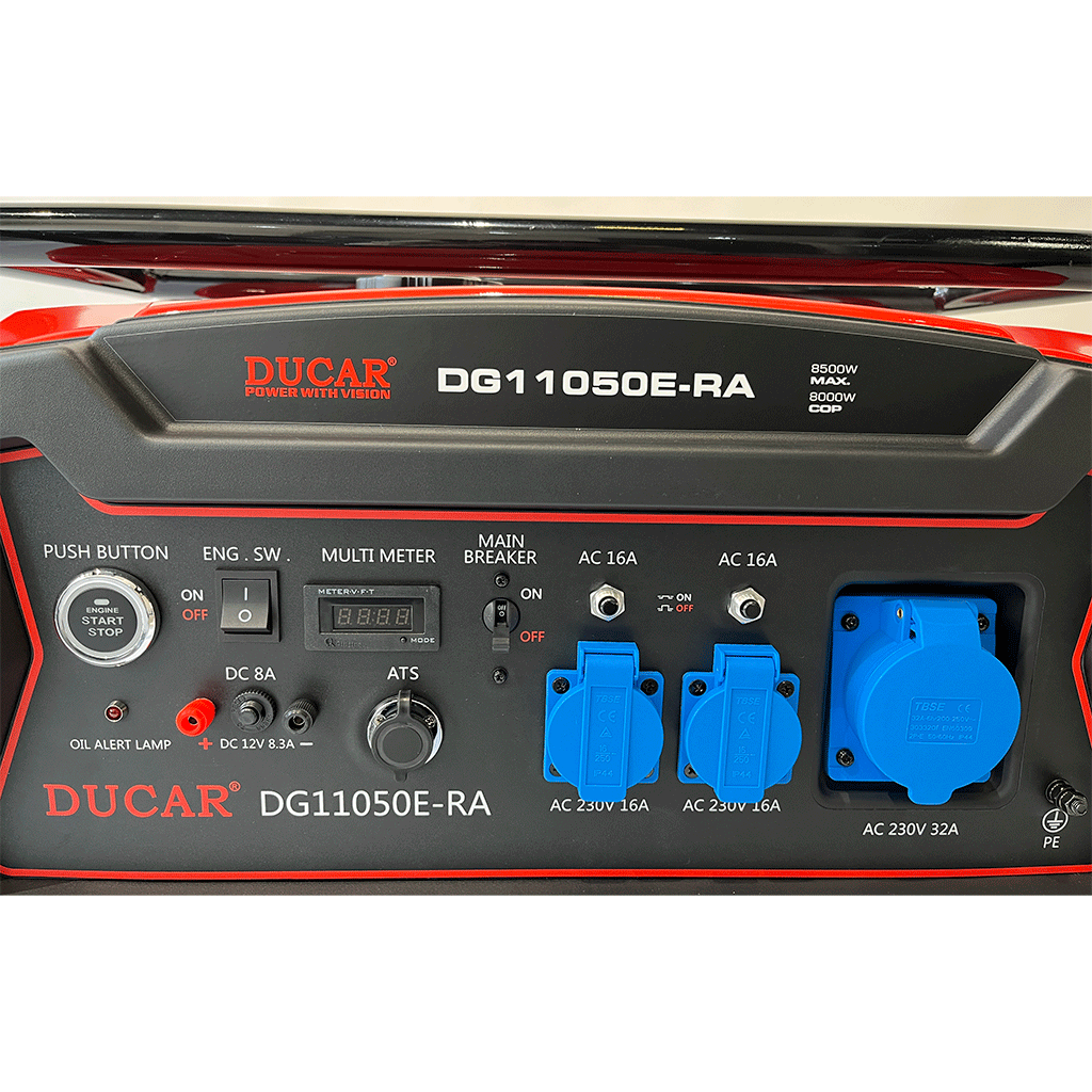 موتور برق 8.5 کیلوات دوکار چین – DG11050E-RA — تصویر ۵
