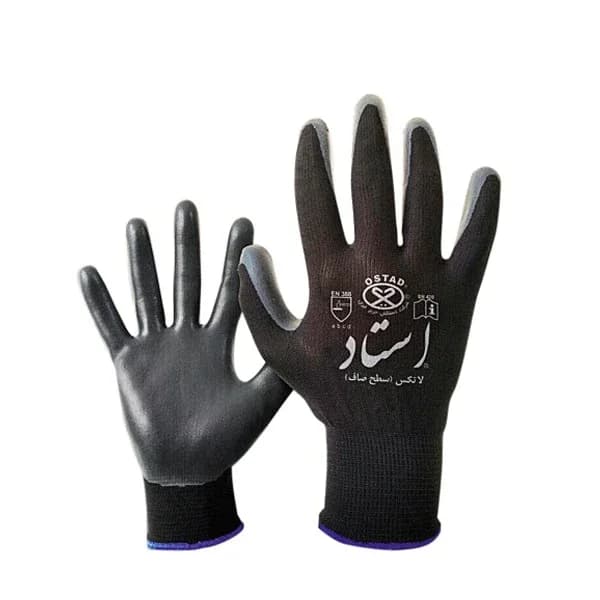 دستكش استاد كار دو رنگ بزرگ