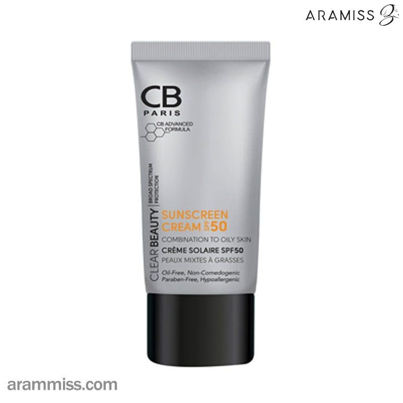 کرم ضد آفتاب سی بی پاریس پوست مختلط تا چرب SPF 50