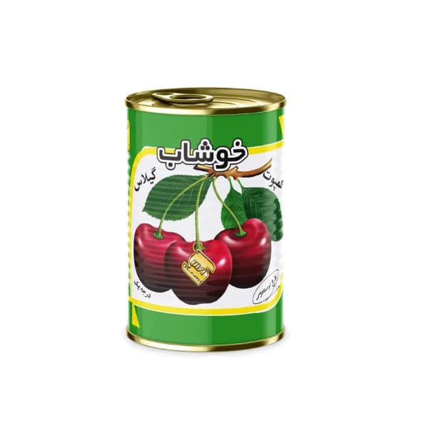 كمپوت آلبالو كليد دار خوشاب