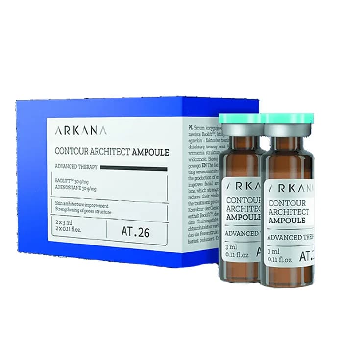 سرم فرم دهنده شکل صورت و دور چشم آرکانا Contour Architect Ampoule ARKAN — تصویر ۲
