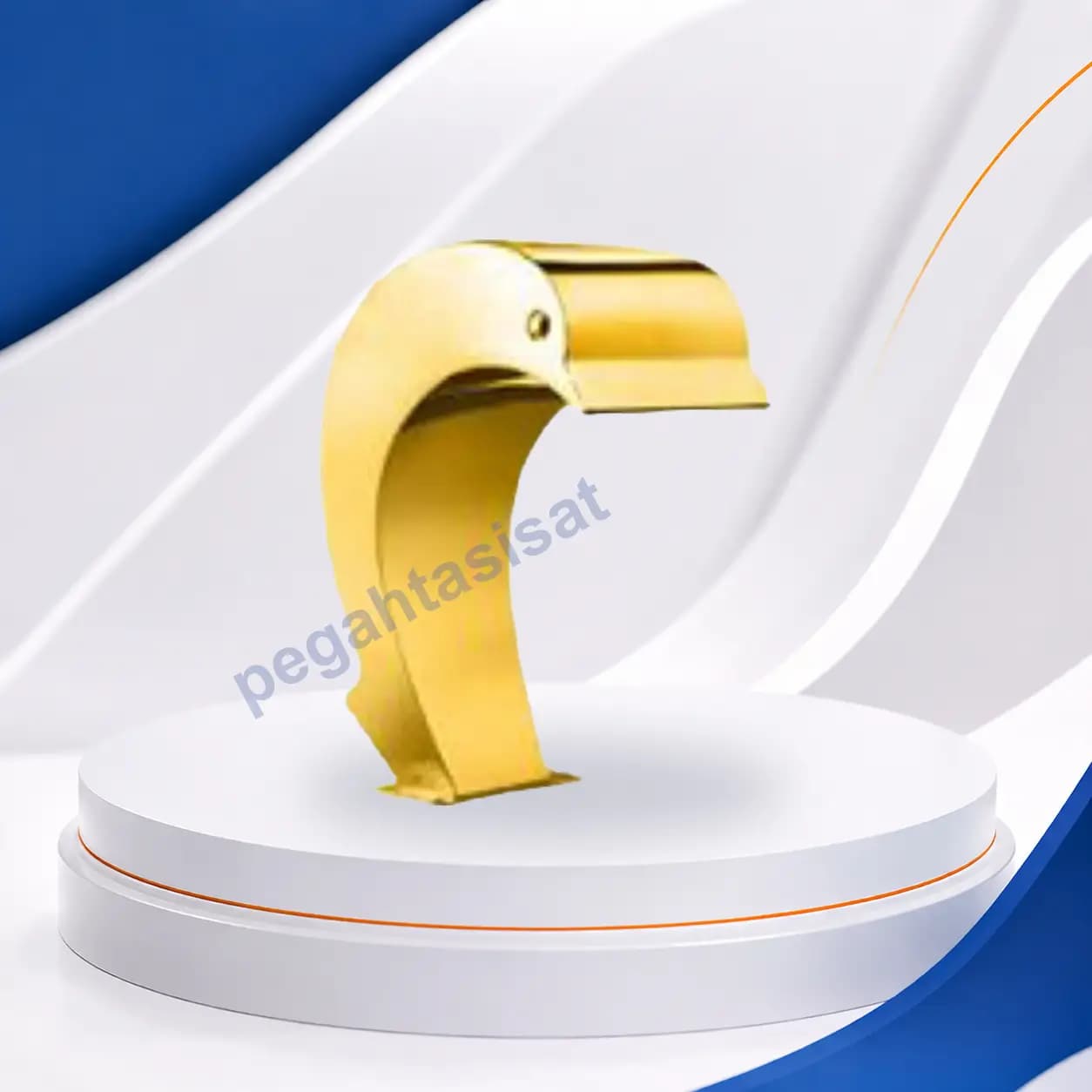 نازل کرتین استخری دلفین طلایی — تصویر ۳